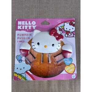 VTG Hello Kitty Sanrio Pumpkin push-In 2010 Halloween Decor
